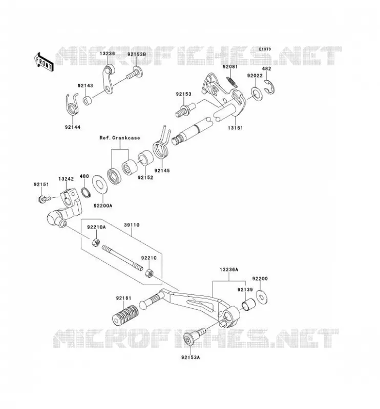 SELECTEUR Kawasaki MOTOS 1000 2014 VERSYS 1000  KLZ1000AEF