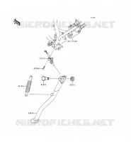 BEQUILLES pour Kawasaki KMX125 1998