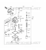 CARBURATEUR pour Kawasaki KMX125 1998