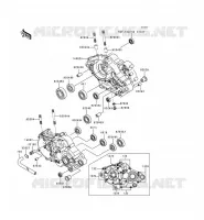 CARTER MOTEUR(S) pour Kawasaki KMX125 1998