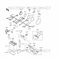CHASSIS EQUIPMENT ELECTRIQUE pour Kawasaki KMX125 1998