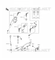 CONTACTEUR pour Kawasaki KMX125 1998