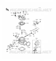 CULASSE/CYLINDRE pour Kawasaki KMX125 1998