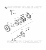 EMBRAYAGE pour Kawasaki KMX125 1998