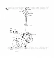 FILTRE A AIR pour Kawasaki KMX125 1998