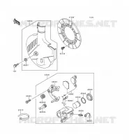 FREIN AVANT pour Kawasaki KMX125 1998