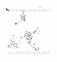 G&Eacute;N&Eacute;RATEUR pour Kawasaki KMX125 1998
