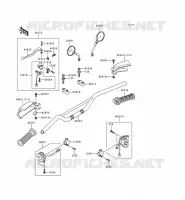 GUIDON pour Kawasaki KMX125 1998
