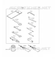 OUTIL UTILISATEUR pour Kawasaki KMX125 1998