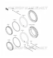 PNEUS pour Kawasaki KMX125 1998