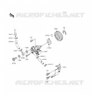 POMPE A HUILE pour Kawasaki KMX125 1998