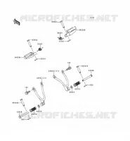 REPOSE PIED pour Kawasaki KMX125 1998
