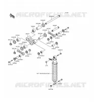 SUSPENSION pour Kawasaki KMX125 1998