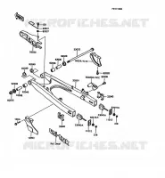 BRAS OSCILLANT pour Kawasaki KMX125 1989