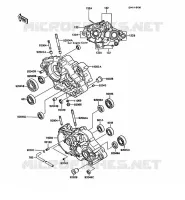 CARTER MOTEUR(S) pour Kawasaki KMX125 1989