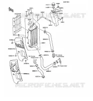RADIATEUR pour Kawasaki KMX125 1989