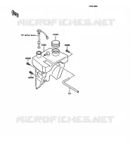 R&Eacute;SERVOIR D'HUILE pour Kawasaki KMX125 1989