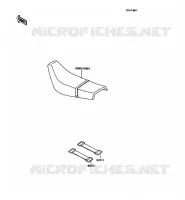 SELLE pour Kawasaki KMX125 1989
