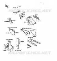 STICKER pour Kawasaki KMX125 1989