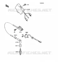 SYSTEME D&acute;ALLUMAGE pour Kawasaki KMX125 1989