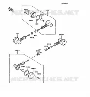 CLIGNOTANTS pour Kawasaki KMX125 1989