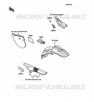 LABEL pour Kawasaki KMX125 1989