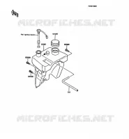 R&Eacute;SERVOIR D'HUILE pour Kawasaki KMX125 1989