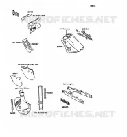 STICKER pour Kawasaki KMX125 1989