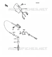 SYSTEME D&acute;ALLUMAGE pour Kawasaki KMX125 1989