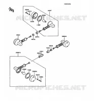 CLIGNOTANTS pour Kawasaki KMX125 1989