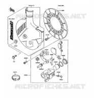 FREIN AVANT pour Kawasaki KMX125 1995