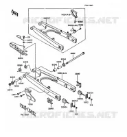BRAS OSCILLANT pour Kawasaki KMX125 1987