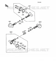 CLIGNOTANTS pour Kawasaki KMX125 1987