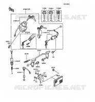CONTACTEUR pour Kawasaki KMX125 1987