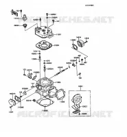 CULASSE/CYLINDRE pour Kawasaki KMX125 1987