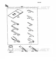 OUTIL UTILISATEUR pour Kawasaki KMX125 1987