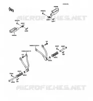 REPOSE PIED pour Kawasaki KMX125 1987