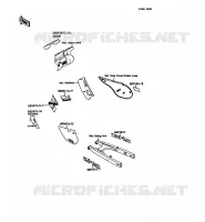 STICKER pour Kawasaki KMX125 1987