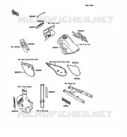 STICKER pour Kawasaki KMX125 1987