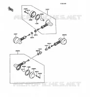 CLIGNOTANTS pour Kawasaki KMX125 1989