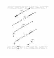 CABLES pour Kawasaki KZ1000 POLICE 1996