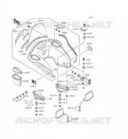 CARENAGE pour Kawasaki KZ1000 POLICE 1996