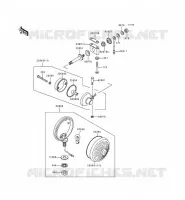 CLIGNOTANTS pour Kawasaki KZ1000 POLICE 1996