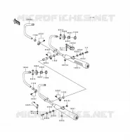 &Eacute;CHAPPEMENT pour Kawasaki KZ1000 POLICE 1996