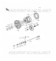 EMBRAYAGE pour Kawasaki KZ1000 POLICE 1996
