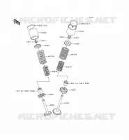 SOUPAPE pour Kawasaki KZ1000 POLICE 1996