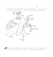 RESERVOIR CARBURANT pour Kawasaki KLV1000 2004
