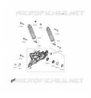 AMORTISSEUR pour Kawasaki J300 2014