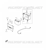 BATTERIE pour Kawasaki J300 2014