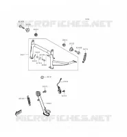 BEQUILLES pour Kawasaki J300 2014